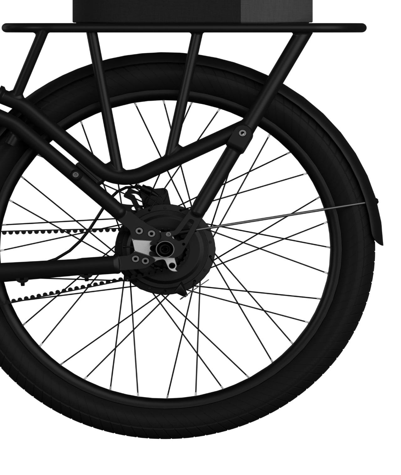 <b>Rear wheel hub.</b>